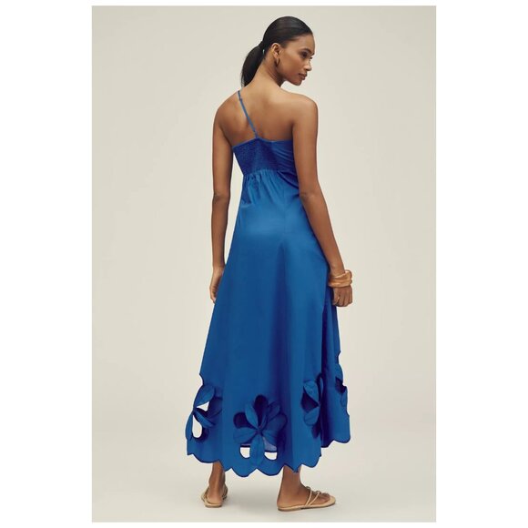 ANTHROPOLOGIE | Cotton One-Shoulder Cutwork Dress | NWT - Picture 3 of 8